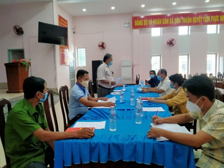 Ban Kinh tế - Xã hội HĐND xã Đôn Thuận, thị xã Trảng Bàng: Giám sát công tác phổ cập giáo dục THCS trên địa bàn xã trong năm 2021